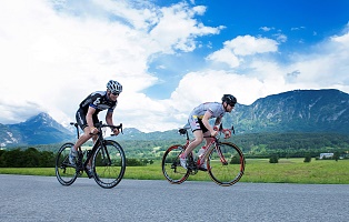 Radfahren und Mountainbiken